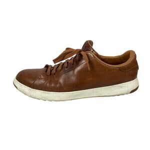 Cole Haan GrandPro Brown Leather Round Toe Lace Up Tennis Sneakers Shoes Sz 10M